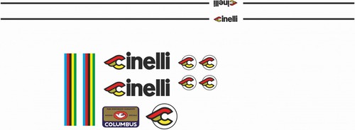 Adhesives frame cinelli - adhesives,